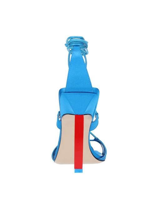 Sandali in raso e pelle THE ATTICO | 232WS411 V015CELESTE